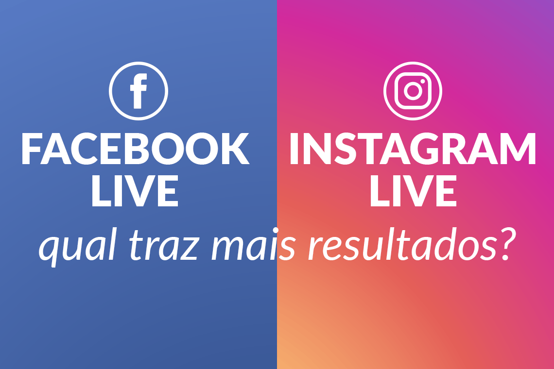 Capa Instagram Live ou Facebook Live